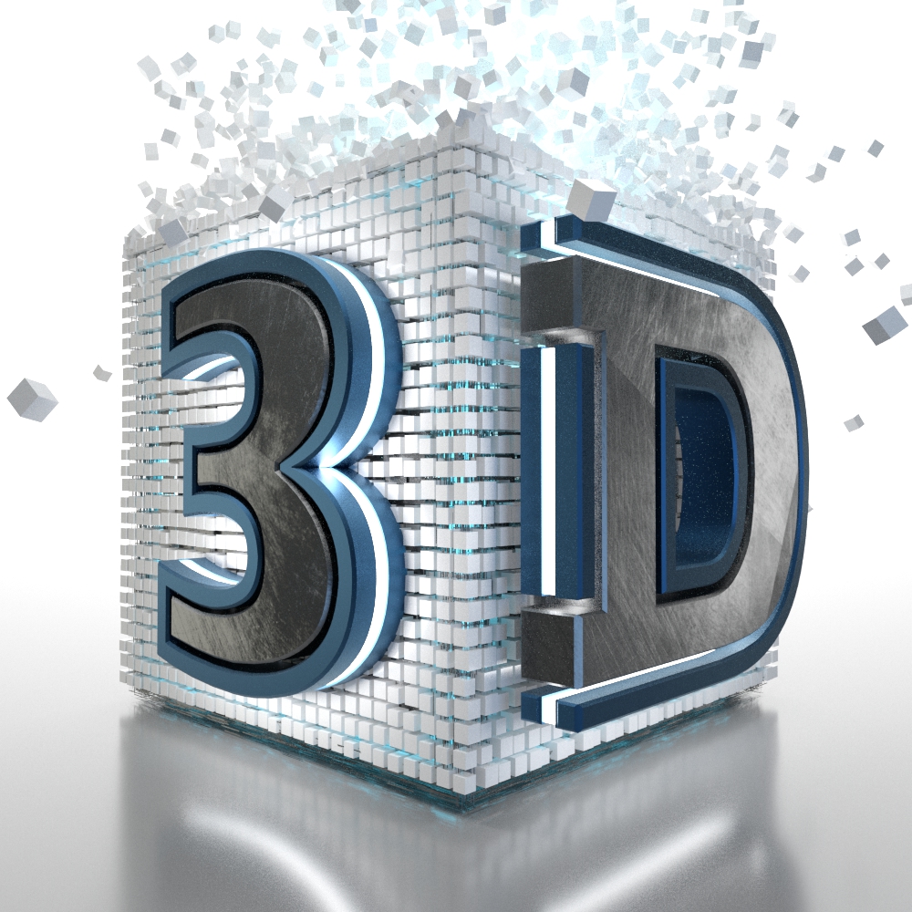 3D logo design animation